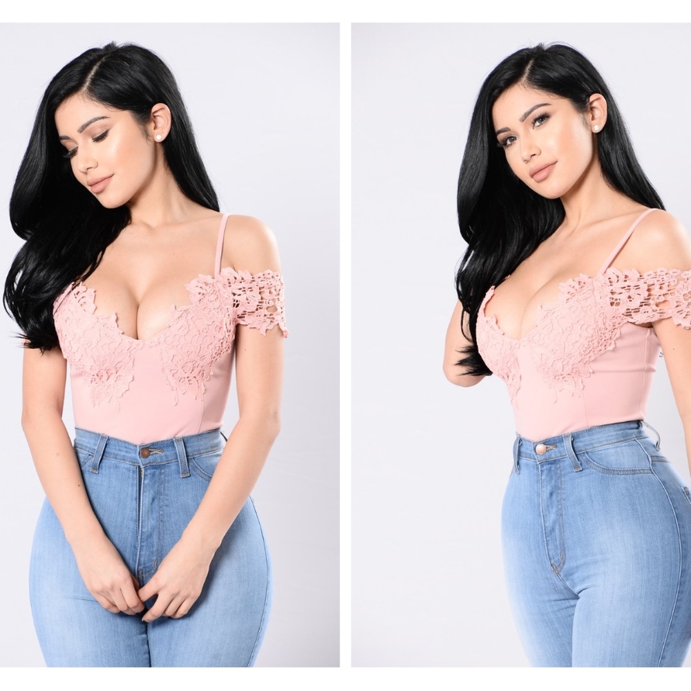 Just A Distraction Bodysuit - Mauve